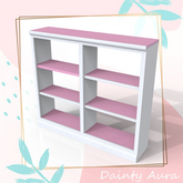 Pink White Wide Shelf