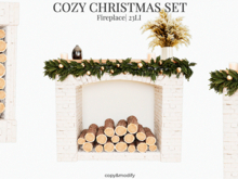 MINIMAL - Cozy Christmas Set Fireplace
