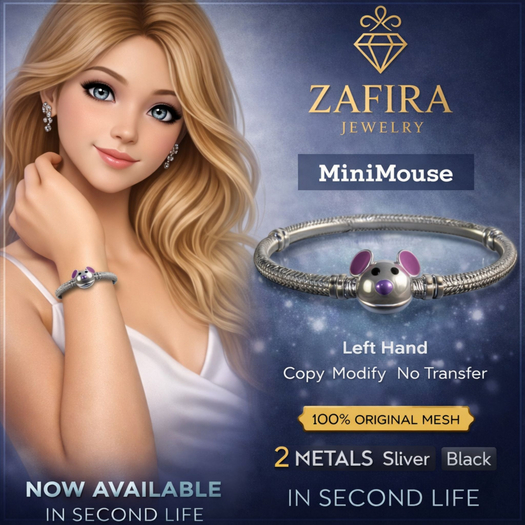 Bracelet elegant MiniMouse ZAFIRA 