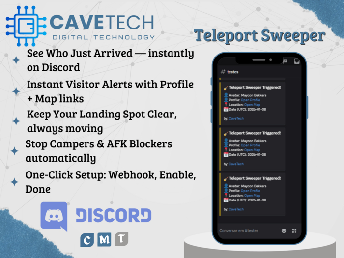 CaveTech - Teleport Sweeper