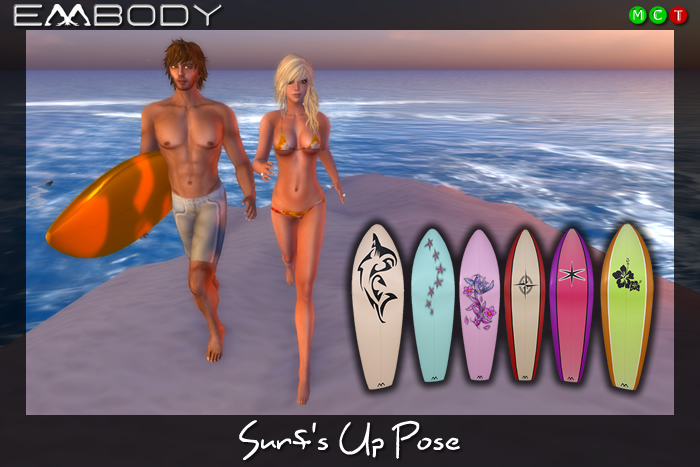 Embody Pose UU SURF'S UP