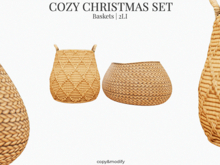 MINIMAL - Cozy Christmas Set Baskets