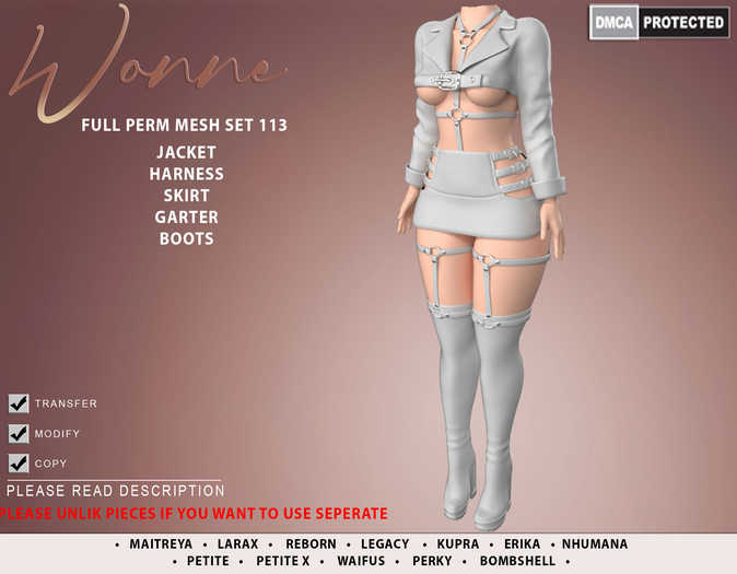 WONNE (113) Full Perm Mesh 