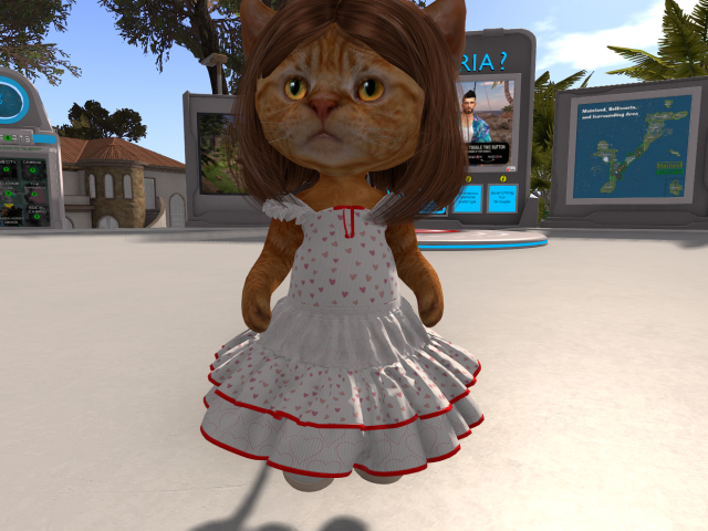 Sparkie's Dinkie Dress Raining Hearts