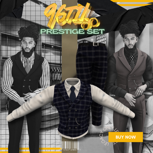 prestige set - blu stripe