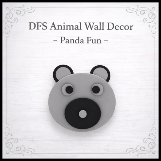 DFS Animal Wall Decor - Panda Fun - ACTUAL ITEM