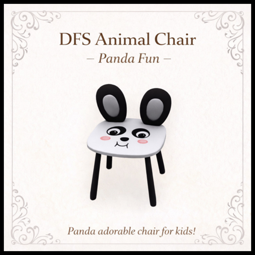DFS Animal Chair - Panda Fun - ACTUAL ITEM