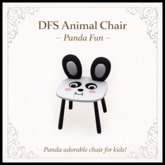 DFS Animal Chair - Panda Fun - ACTUAL ITEM