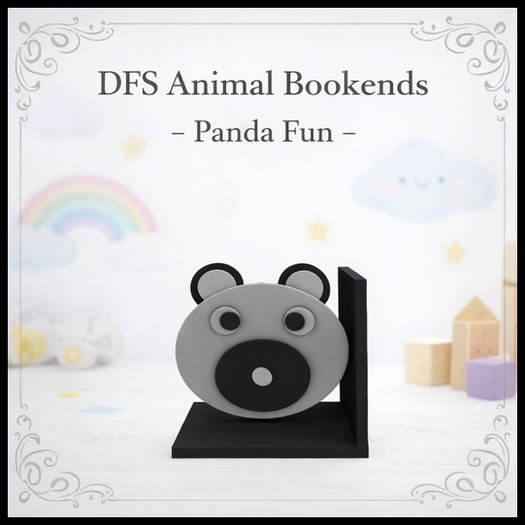 DFS Animal Bookends - Panda Fun - ACTUAL ITEM