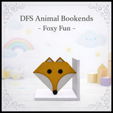 DFS Animal Bookends - Foxy Fun - ACTUAL ITEM