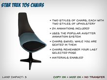 [S2S] Star Trek TOS Chairs