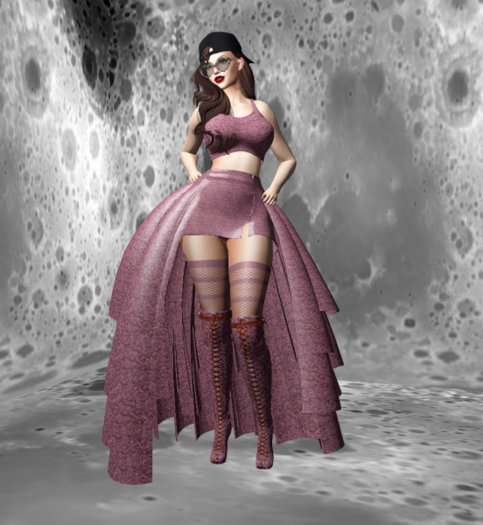 OSTARA Roses Skirt Set [Rose Pink] (Assorted)