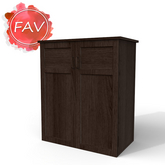 Dark Wood Cabinet Home