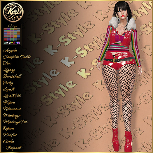 [K-Style] ANGELA COMP.OUTFIT - FATPACK #6