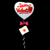 Balloon Happy Valentine/card 