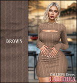 CALITHEA . Calliope . Dress . Brown