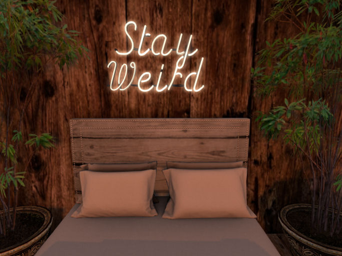Stay Weird Neon Sign