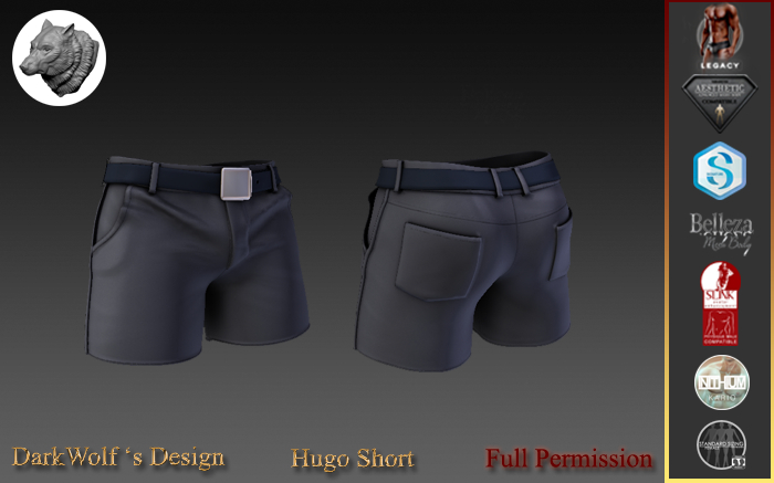 Hugo Short Men Full Perm