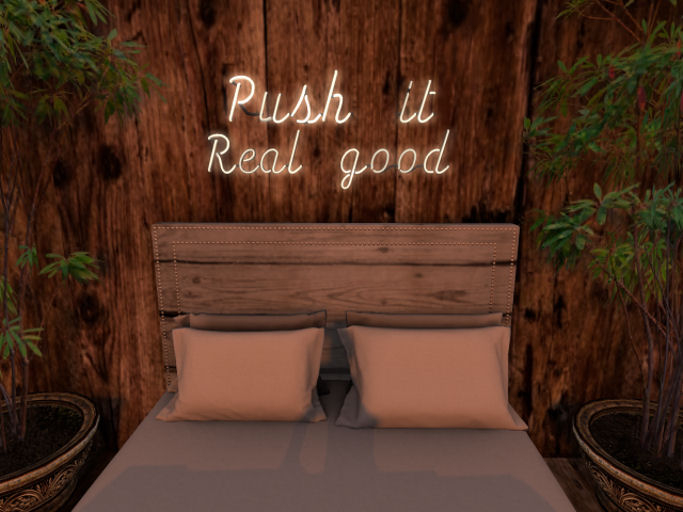 Push It Real Good Neon Sign