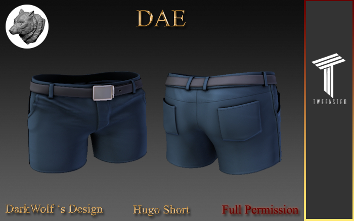 Hugo Short Tweenster Full Perm DAE