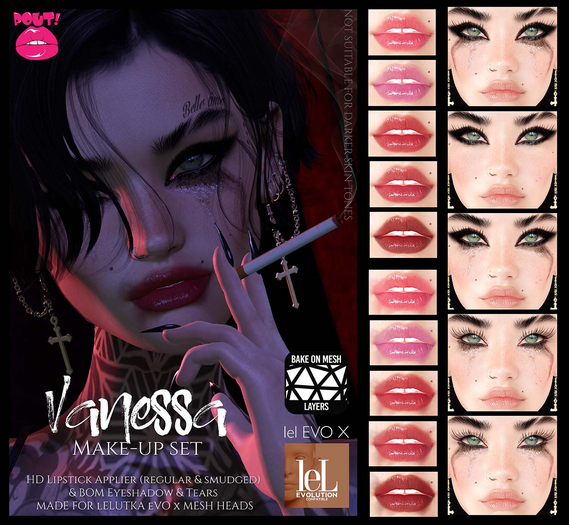 [POUT!] Vanessa Make-up Set - Evo X 