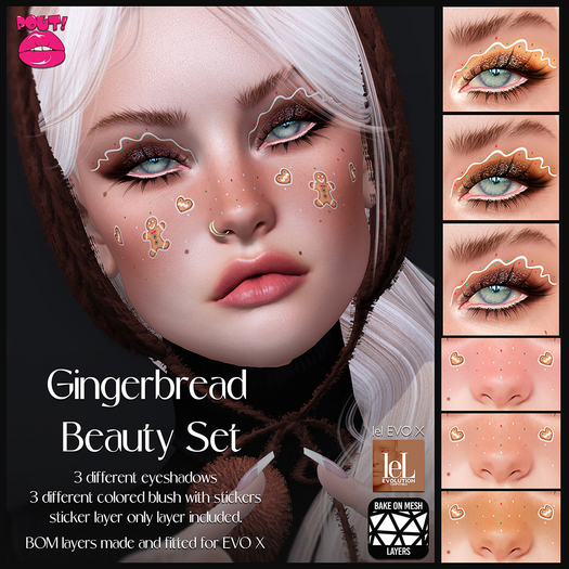 [POUT!] Gingerbread Beauty Set - EVO X