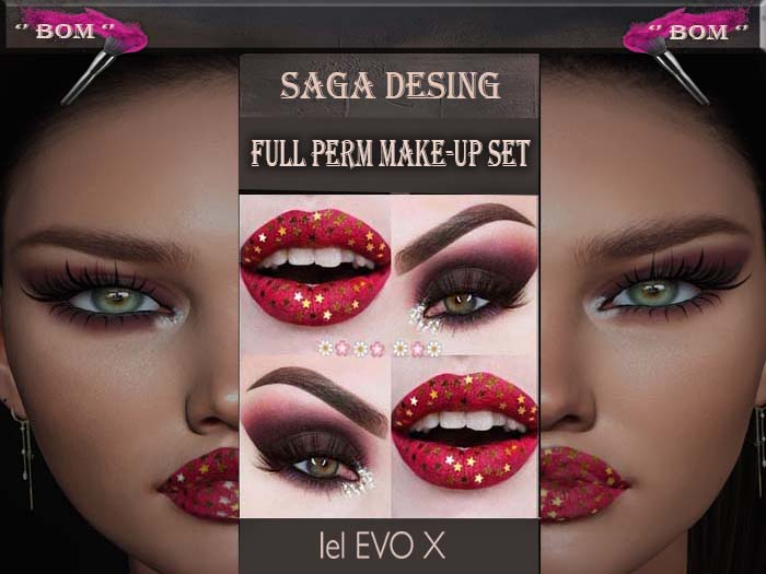 ''SaGa Design'' Full Perm Make-up New Set 062