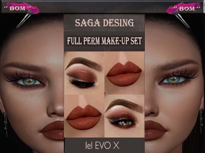 ''SaGa Design'' Full Perm Make-up New Set 064