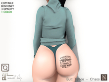 [Nerium] Butt Tattoo - Chaos