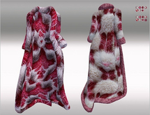 Fur-Coat long 15x red Color HUD,LaraX,Maitreya,Legacy,Reborn,GenX,Star