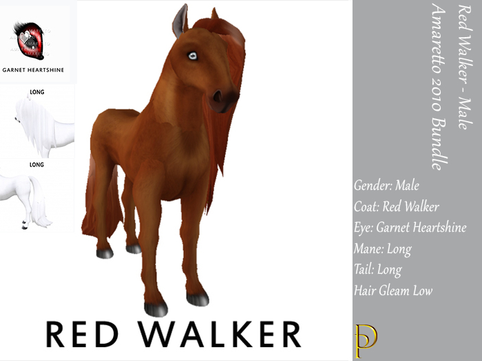Red Walker Stud ~ Amaretto