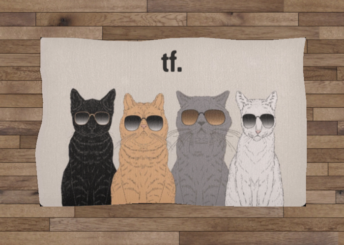 doormat cool cats