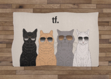 doormat cool cats
