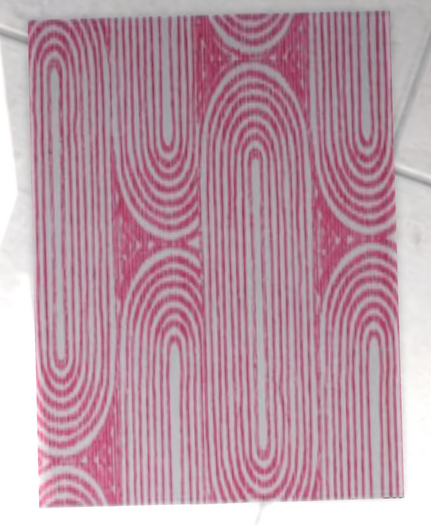 SF - Pink Linework Rug 