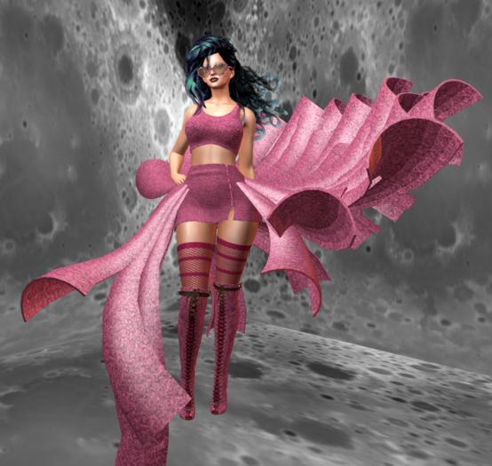 OSTARA Roses Skirt Set [Cosmos Pink] (Assorted)