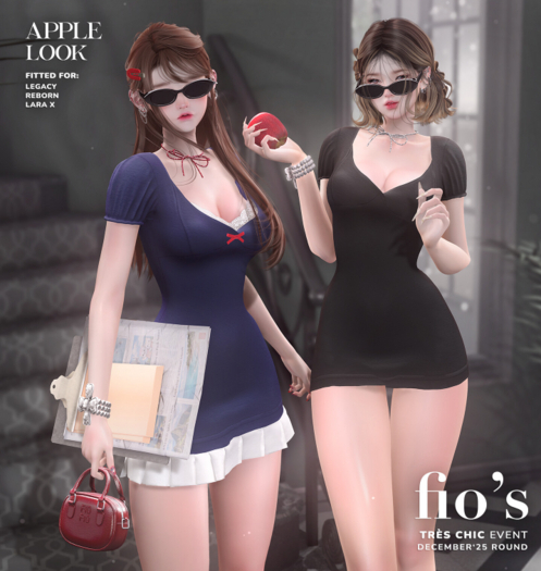 .:Fio's - Apple Look GACHA - set4:.