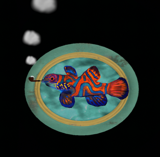 smoking fish aqua