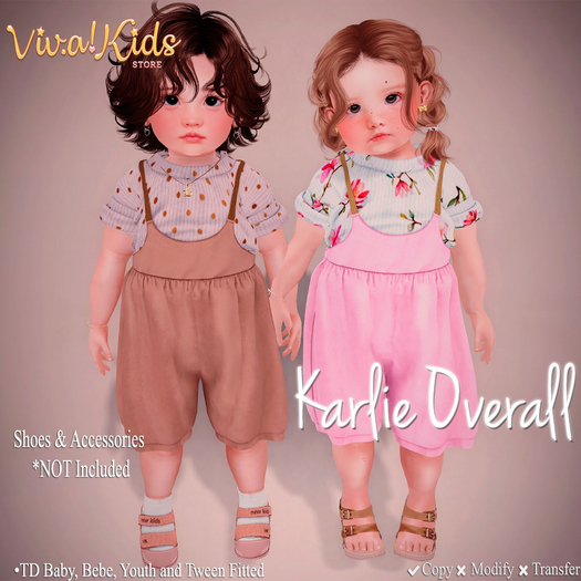 [Vk!]  Karlie Overalls_Black