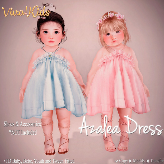 [Vk!] Azalea Dress Blue