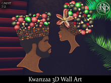 (RP) Kwanzaa 3D Wall Art