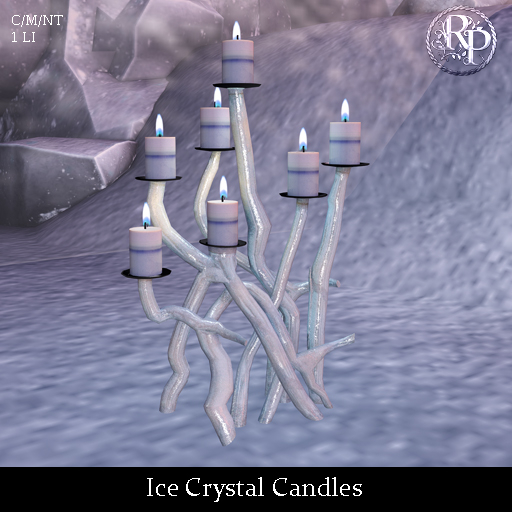 (RP) Ice Crystal Candles