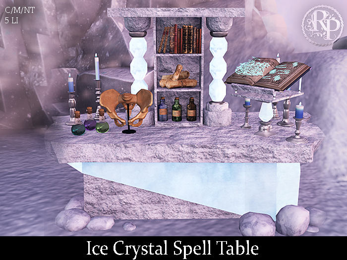 (RP) Ice Crystal Spell Table