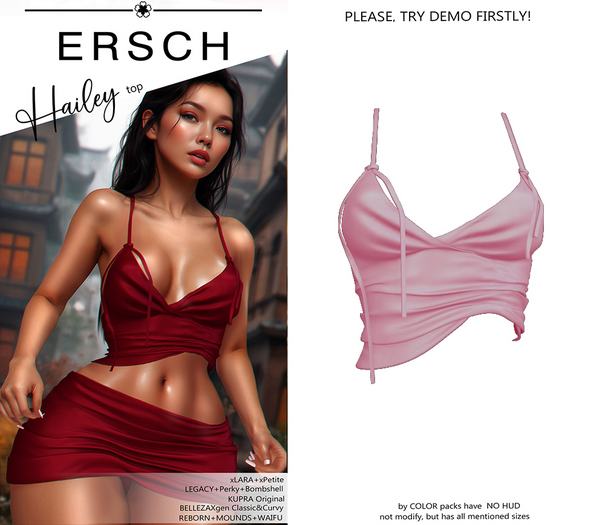 ERSCH - Hailey Top -pink-