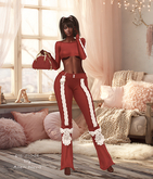 ❣️ Yasum Evalin BERRY SET- Top/Pants/Bag - ORIGINAL ❣️