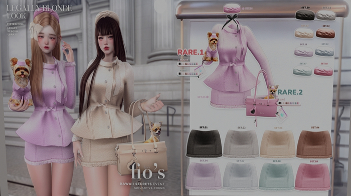 .:Fio's - Legally Blonde Look GACHA - set11:.