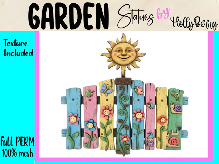 HB: Sunshine Fence Panel FuLL PERM