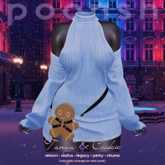 - POONSH - Tanya Dress (blue)