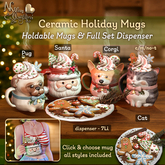 (NO) Ceramic Holiday Mugs - Full Set
