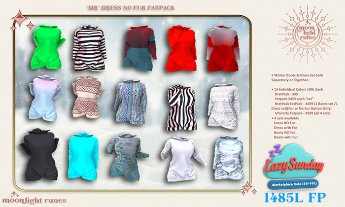 *MR* Dress without Fur - FATPACK