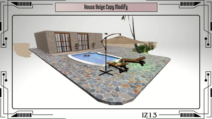 Beige House - Mesh Copy/Modify
